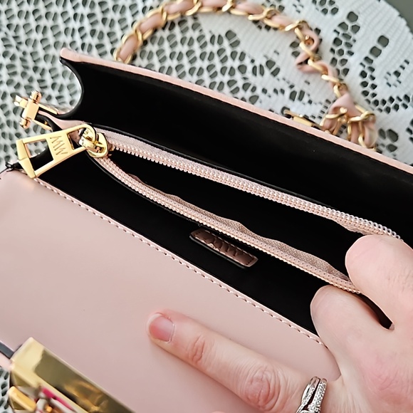 Studded Pink Crossbody Purse NWOT - Picture 5 of 9